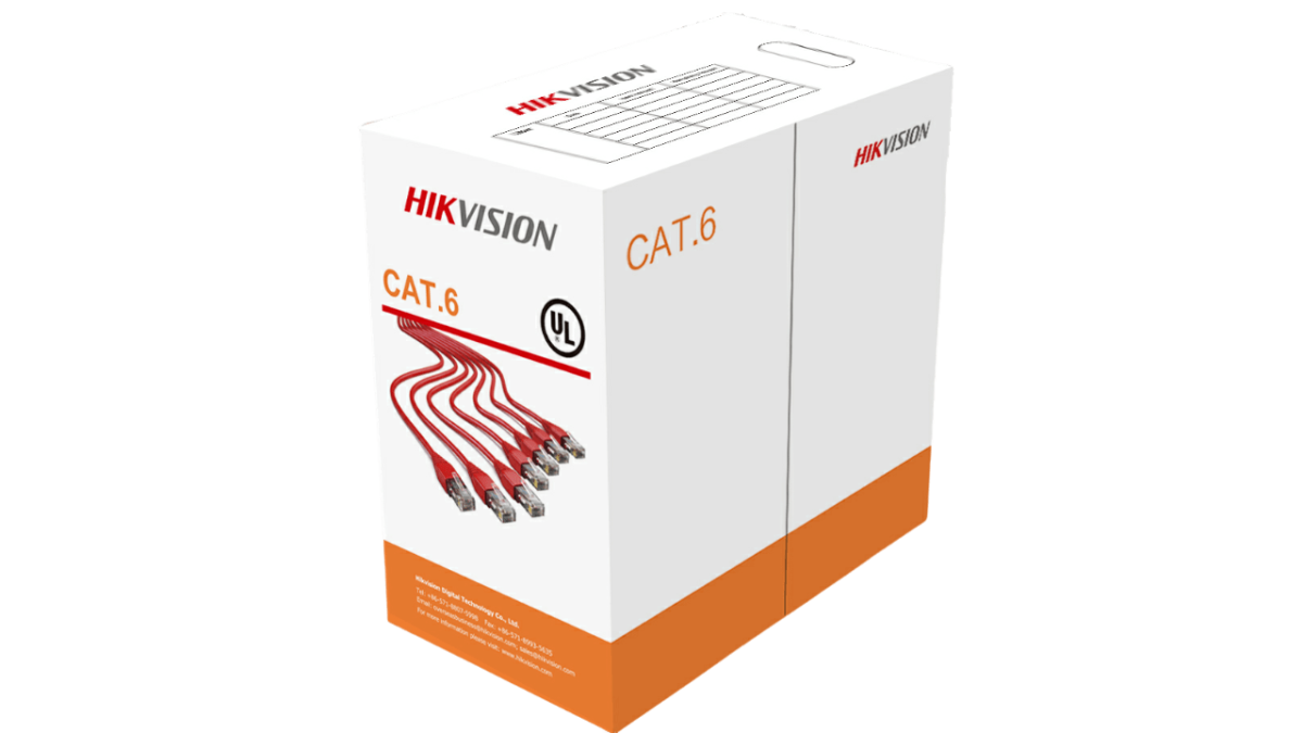 DS-1LN6-UU Hikvision CAT6 UTP Network Cable