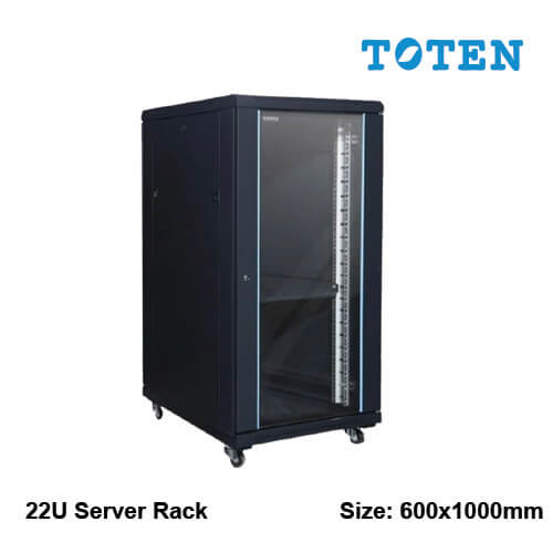 Toten 22u 600 1000 Close Floor Stand Server Rack Shenzhen Electronics Securities