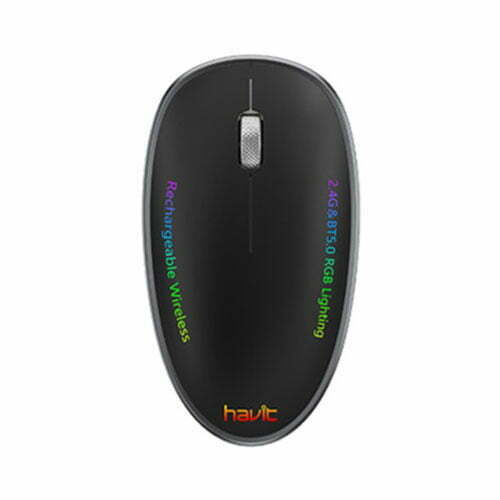 HAVIT MS77WB 2.4GHz + Bluetooth Dual Mode RGB Lighting Mouse